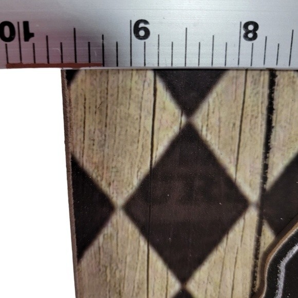 Halloween wall Plaque 15" x 9.5" bat breath glitter - Picture 3 of 7